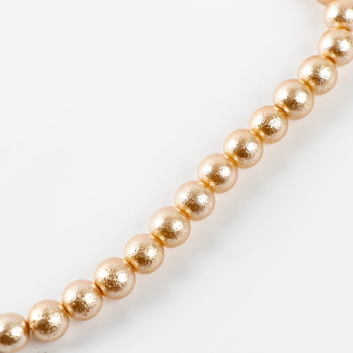 Бусины из стекла, набор 78 шт., размер 1 шт. &mdash; 10 мм, цвет золотой