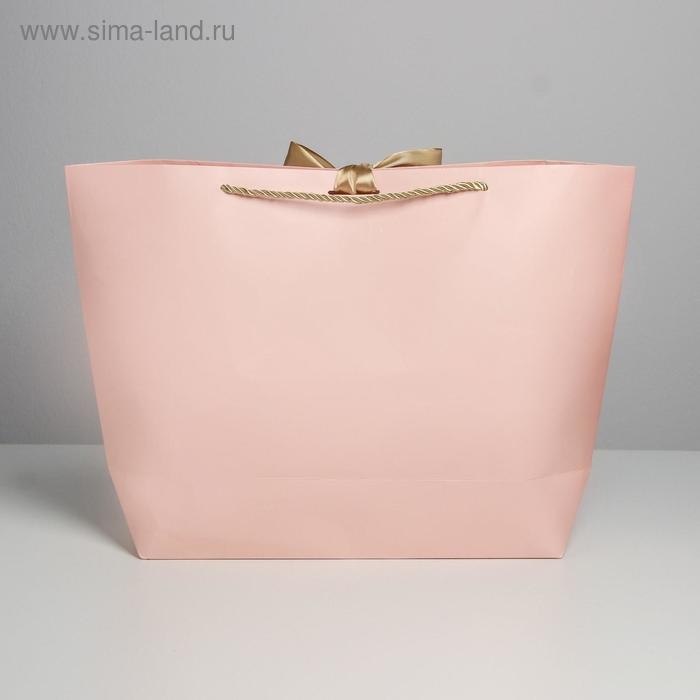 Пакет подарочный, упаковка, &laquo;For you with love&raquo;, 33 х 31 х 13 см