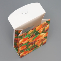 Коробка подарочная новогодняя складная &laquo;Зимние прянности&raquo;, 15 х 7 х 22 см, Новый год