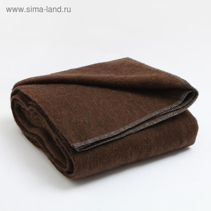 Одеяло полушерстяное 140х205см, однотон МИКС, 500 г/м