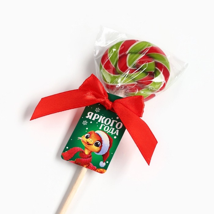 Новый год! Леденец на палочке, со вкусом арбуза &laquo;Яркого года&raquo;, 15 г
