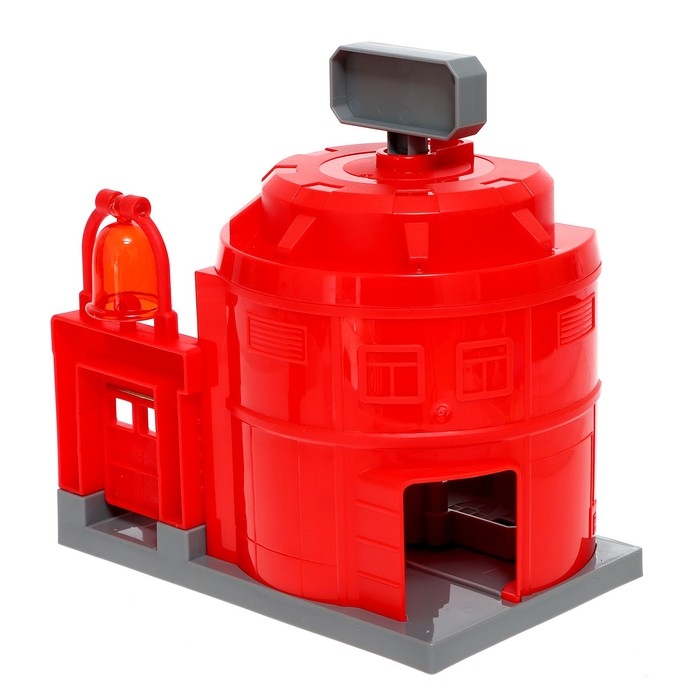 Парковка &laquo;Пожарная&raquo;, с подъёмом, машинка опускается с кнопки, звонит колокол, МИКС