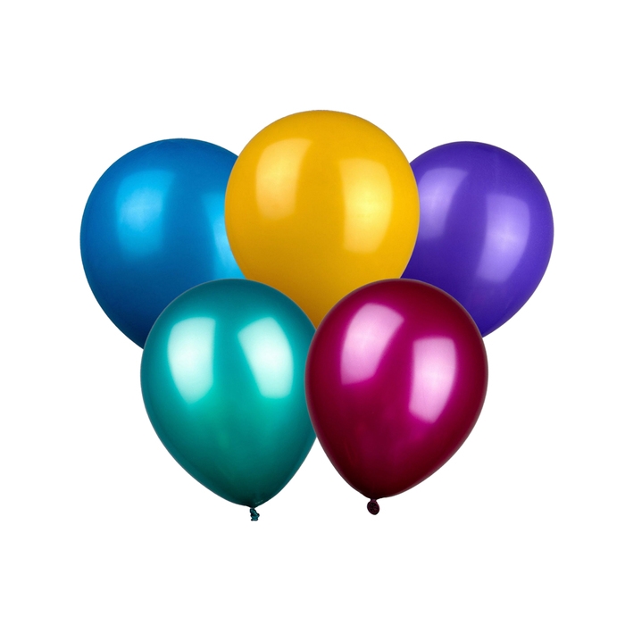 Шар латексный 10" &laquo;Яркий&raquo;, набор 25 шт., цвета МИКС
