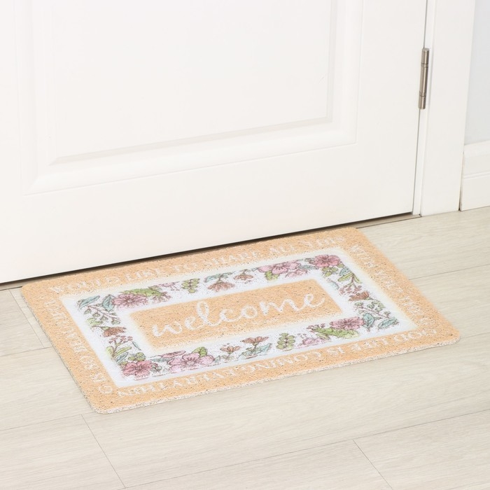 Коврик придверный Доляна, 40×60 см, ПВХ Коврик придверный Доляна, 40×60 см, ПВХ