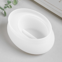 Молд силикон "Подсвечник овал" 14,5х6,9 см Молд силикон "Подсвечник овал" 14,5х6,9 см