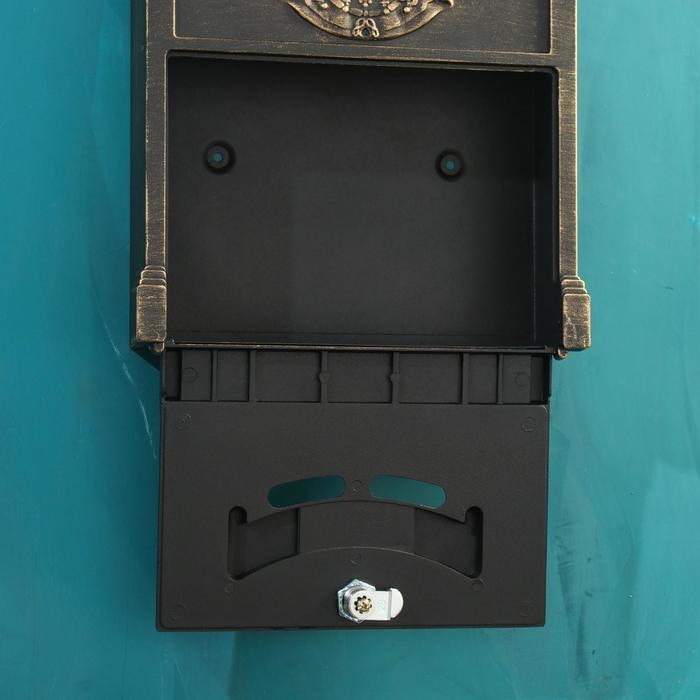 Ящик почтовый №4010В, Старая бронза Ящик почтовый №4010В, Старая бронза