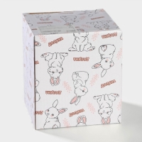 Сахарница Доляна &laquo;Зайка&raquo;, 650 мл, цвет голубой