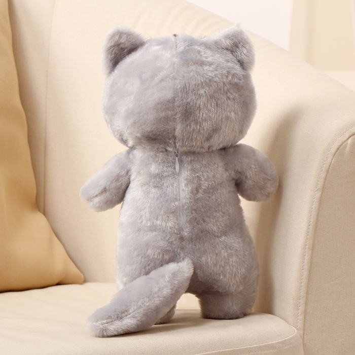 Мягкая игрушка &laquo;Кот&raquo;, 30 см, цвет серый