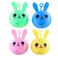 Антистресс сквиш мялка &laquo;Зайчик&raquo;, с воздухом, цвета МИКС, в шоубоксе