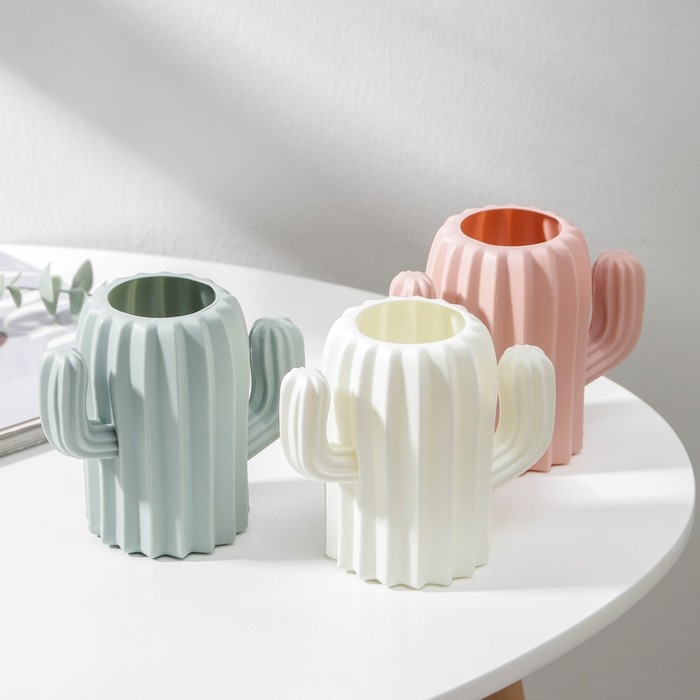 Ваза для цветов, 7,5×13×11,2 см, 350 мл, цвет МИКС Ваза для цветов, 7,5×13×11,2 см, 350 мл, цвет МИКС