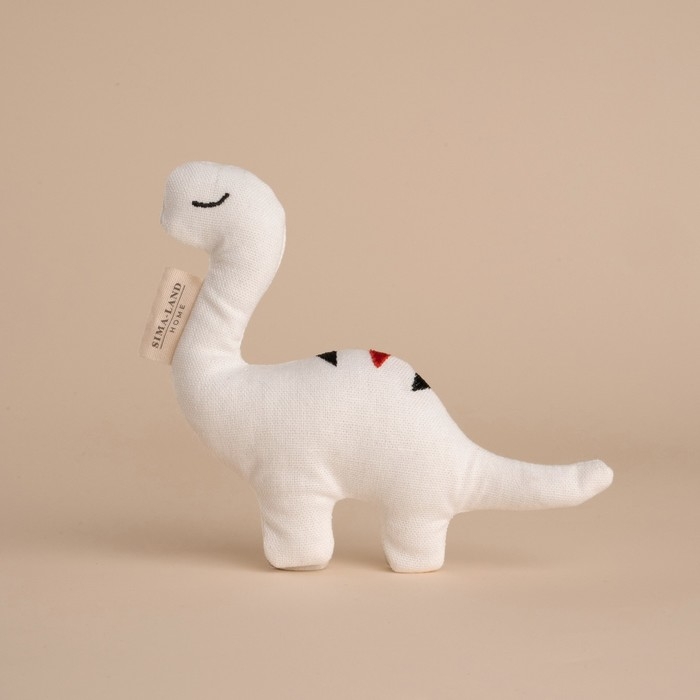 Мягкая игрушка &laquo;Динозавр&raquo;, с полосками на спине, 17 см