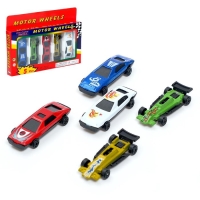 Машина металлическая, набор 5 шт. цвета МИКС Машина металлическая, набор 5 шт. цвета МИКС