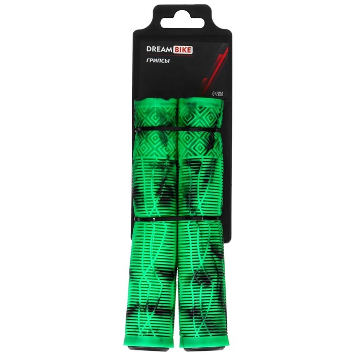 Грипсы Dream Bike, 165 мм, цвет зелёный