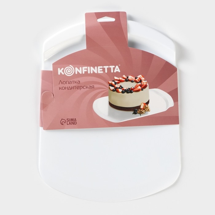 Лопатка кондитерская KONFINETTA &laquo;Апсара&raquo;, 31&times;23 см, цвет белый