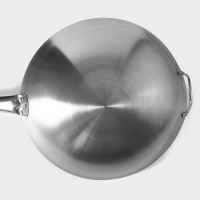 Сковорода-Wok из нержавеющей стали Hanna Kn&ouml;vell Chief, 6 л, d=36 см, с ручкой