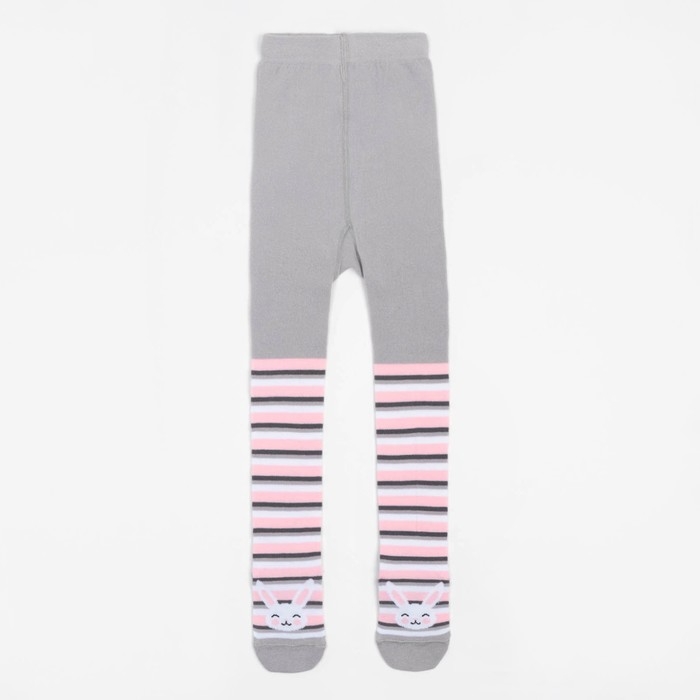 Колготки детские KAFTAN Колготки детские KAFTAN "Заяц" 104-110 см, серый/розовый
