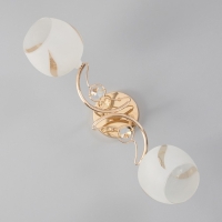 Люстра потолочная Николь 2хE27 40Вт Золото Люстра потолочная Николь 2хE27 40Вт Золото