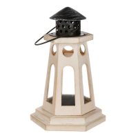 Подсвечник дерево на 1 свечу "Фонарь-маяк" белый 22х13,8х12,8 см Подсвечник дерево на 1 свечу "Фонарь-маяк" белый 22х13,8х12,8 см