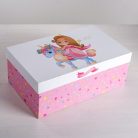 Набор коробок 5 в 1, упаковка подарочная, &laquo;Маленькой принцессе&raquo;, 22 х 14 х 8,5 - 32,5 х 20 х 12,5 см