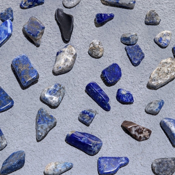 Набор для творчества Набор для творчества "Лазурит", галтовка, фракция 0,7-0,9 см, 100 г