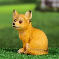 Садовая фигура "Лисенок сидячий" 14см Садовая фигура "Лисенок сидячий" 14см