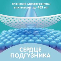 Подгузники &laquo;Lovular&raquo; Giraffe 3-8кг, 72 шт