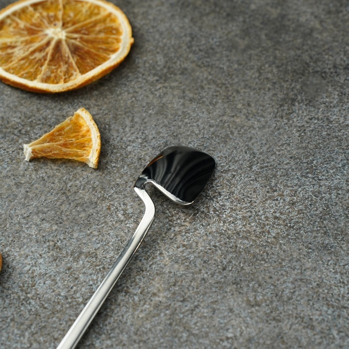 Ложка чайная из нержавеющей стали Magistro Wave, длина 13,5 см, цвет серебряный Ложка чайная из нержавеющей стали Magistro Wave, длина 13,5 см, цвет серебряный