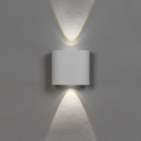 Светильник фасадный «Полусфера», FSD-074, 2 Вт, 4000К, 1 луч, IP65, 220 В, пластик, белый Светильник фасадный «Полусфера», FSD-074, 2 Вт, 4000К, 1 луч, IP65, 220 В, пластик, белый