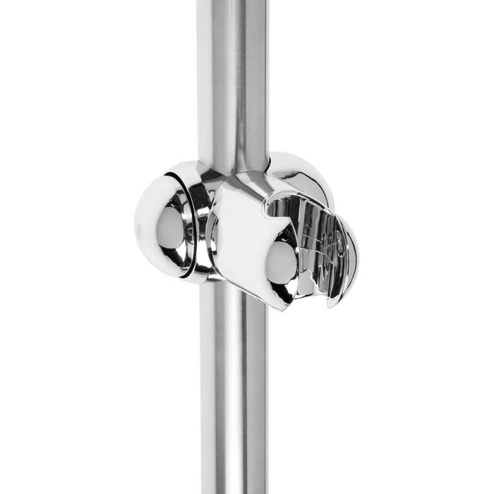 Душевая стойка ZEIN S04, пружинный держатель из пластика, крепеж, сатин Душевая стойка ZEIN S04, пружинный держатель из пластика, крепеж, сатин