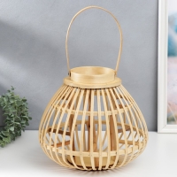 Подсвечник дерево на 1 свечу "Плавные линии" 28х33х33 см Подсвечник дерево на 1 свечу "Плавные линии" 28х33х33 см