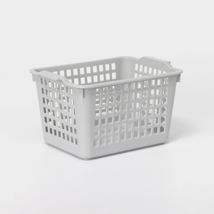 Корзина для хранения, 15&times;21&times;12 см, цвет МИКС