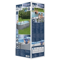 Бассейн каркасный Bestway Power Steel, 549×274×122 см, фильтр-насос, тент, лестница, 56710 Бассейн каркасный Bestway Power Steel, 549×274×122 см, фильтр-насос, тент, лестница, 56710