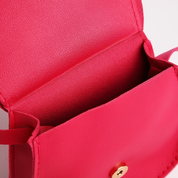 Сумка детская для девочки на магните, цвет малиновый Сумка детская для девочки на магните, цвет малиновый