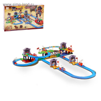 Железная дорога &laquo;Пиратские истории&raquo;, работает от батареек