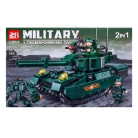 Конструктор &laquo;Роботы. Танк-трансформер&raquo;, 489 деталей
