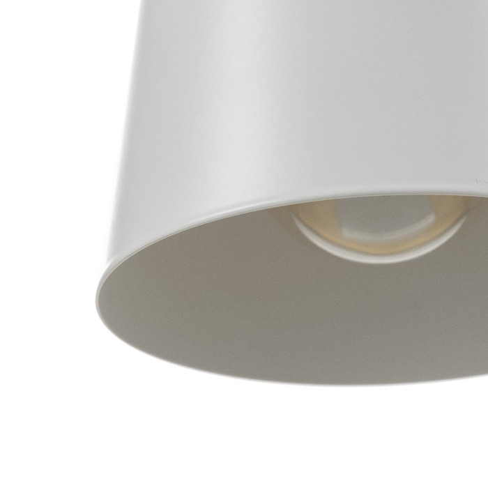 Светильник BayerLux Подвес "Цилиндр" 1x40Вт E27 белый 13х13х16-96 см