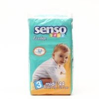 Подгузники «Senso baby» Ecoline Midi (4-9 кг), 44 шт Подгузники «Senso baby» Ecoline Midi (4-9 кг), 44 шт