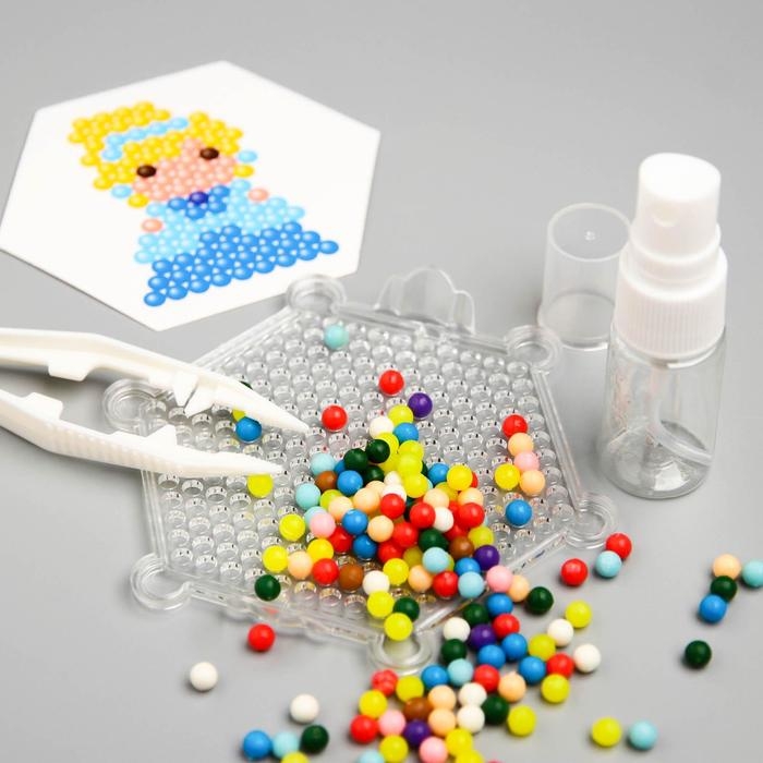 Аквамозаика &laquo;Принцессы: Ариэль и Золушка&raquo;, 3 фигурки, 300 шариков