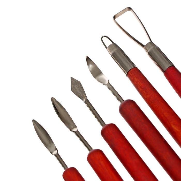 Набор инструментов для лепки, 6 штук Набор инструментов для лепки, 6 штук