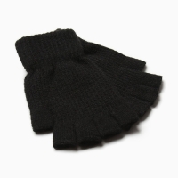Митенки подростковые MINAKU 16 см черный Митенки подростковые MINAKU 16 см черный