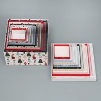 Набор подарочных коробок 10 в 1 &laquo;Щелкунчик&raquo;, 10 х 10 х 6 &ndash; 28 х 28 х 15 см, Новый год