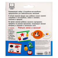 Развивающий набор-сортер «Съедобное-несъедобное» Развивающий набор-сортер «Съедобное-несъедобное»
