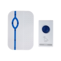 Звонок Luazon LZDV-28, беспроводной, 2хAA (не в комплекте), LR23A, бело-голубой Звонок Luazon LZDV-28, беспроводной, 2хAA (не в комплекте), LR23A, бело-голубой