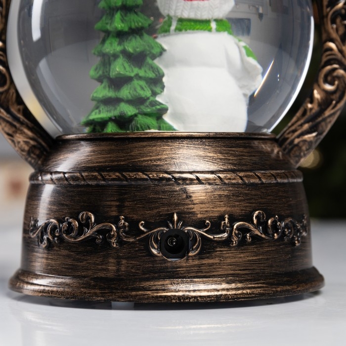 Фигура светодиодная "Снеговик" 20х14х11 см, батарейки ААx3 (не в комплекте), USB, свечение тёплое белое