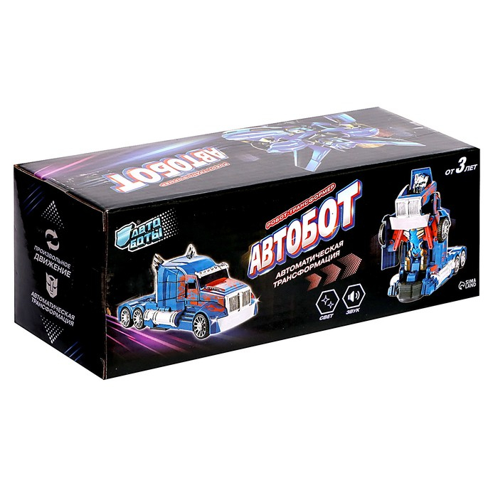 Робот-игрушка &laquo;Герой&raquo;, трансформируется, световые эффекты, русская озвучка, работает от батареек