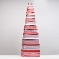 Набор коробок подарочных 15 в 1 "Скандинавия", 46,6 х 35,2 х 17.5- 12 х 7 х 4 см Набор коробок подарочных 15 в 1 "Скандинавия", 46,6 х 35,2 х 17.5- 12 х 7 х 4 см