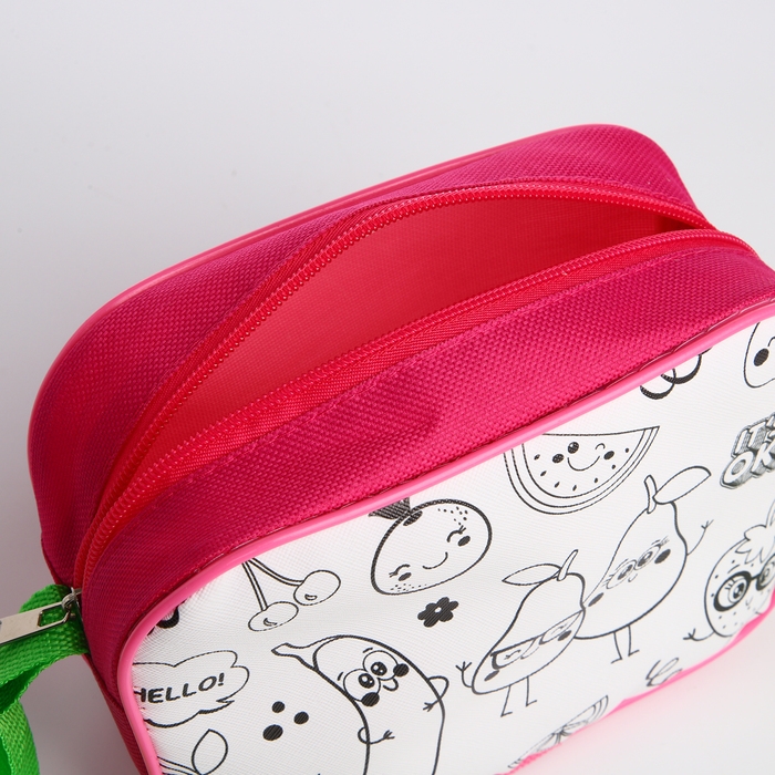 Сумка детская для девочки через плечо "Весёлые друзья" 17х13х5 см