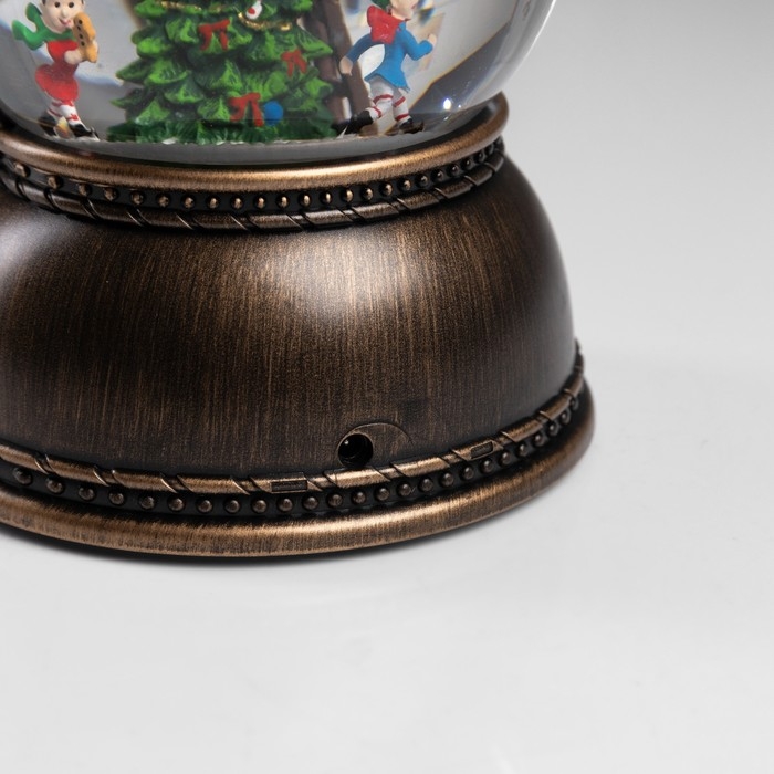 Фигура светодиодная &laquo;Сказочные гномы&raquo;, 20х10.5 см, музыка, батарейки ААх3 (не в комплекте), USB, свечение тёплое белое