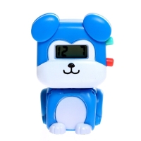 Часы &laquo;Весёлые зверята: Собачка&raquo;, цвет синий