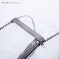 Набор сумок в роддом, 3 шт., цвет прозрачный/серый Набор сумок в роддом, 3 шт., цвет прозрачный/серый